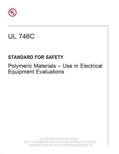 ul 746c impact test|ul 746 standards.